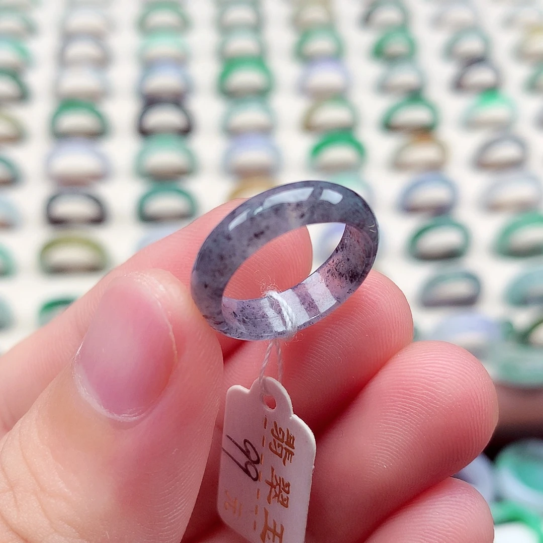 翡翠戒指未镶嵌9-10号