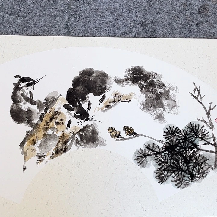 国画张圣敏先生纯手绘作品