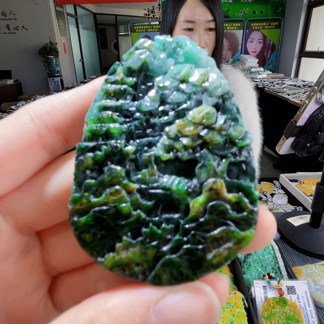颈饰未镶嵌翡翠翡翠