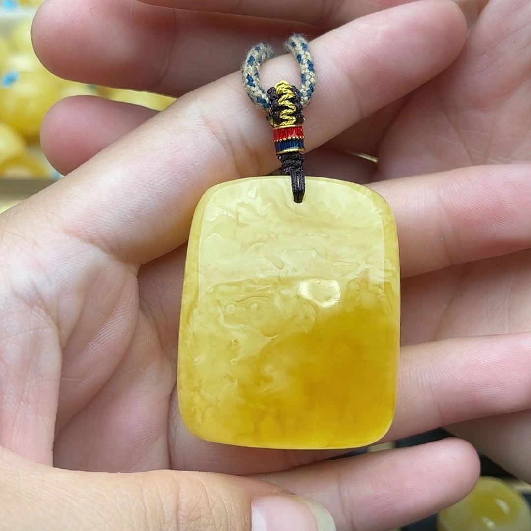 裸石琥珀未镶嵌蜜蜡牌子梦