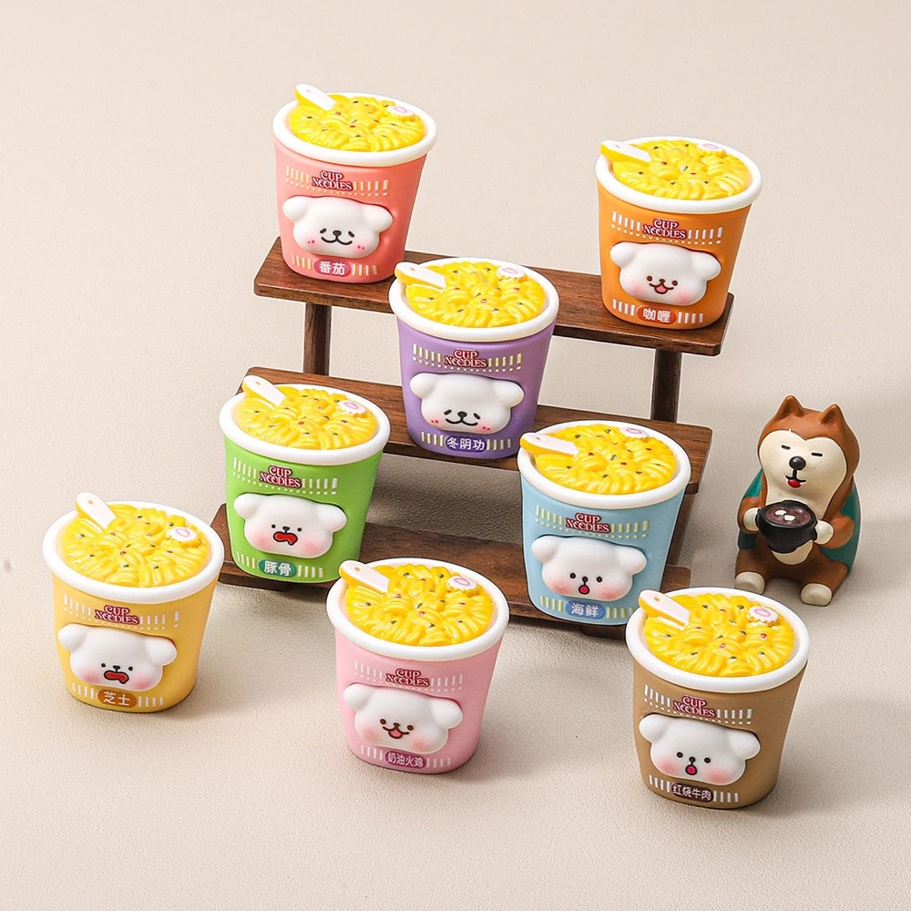 「手感漆泡面小狗」DIY摆件