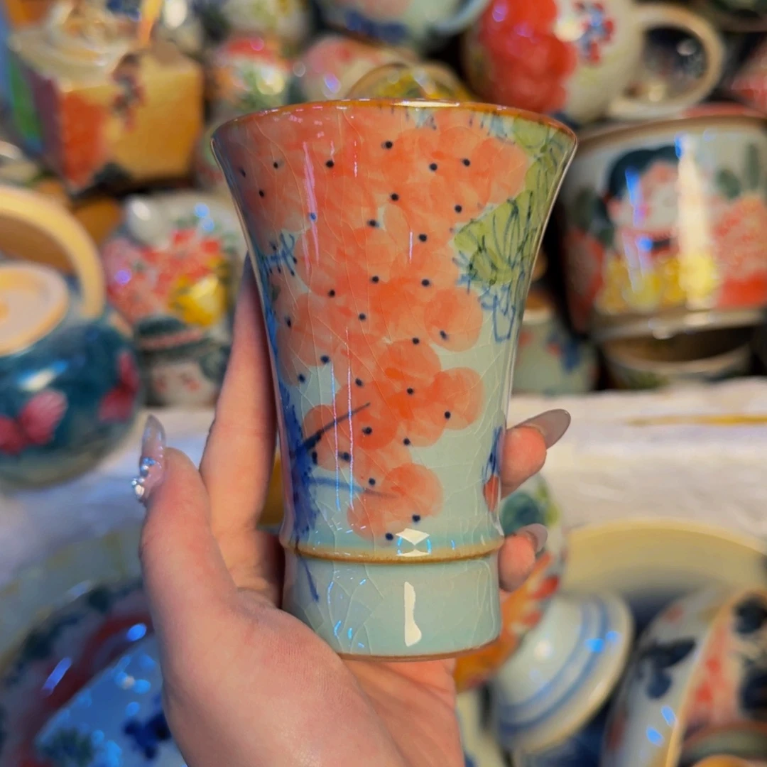 瓷片景德镇陶瓷手工手绘