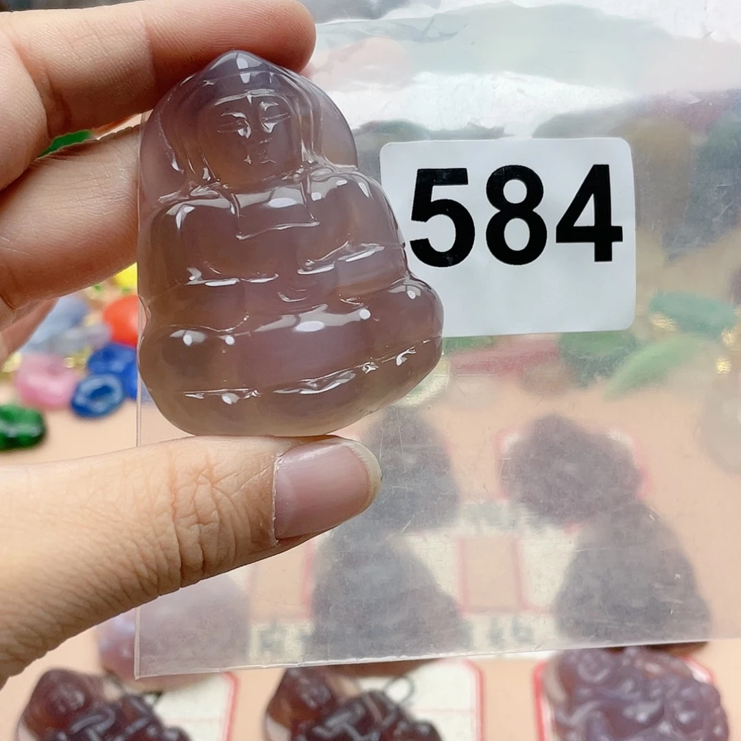 合金颈饰玛瑙/玉髓善**念