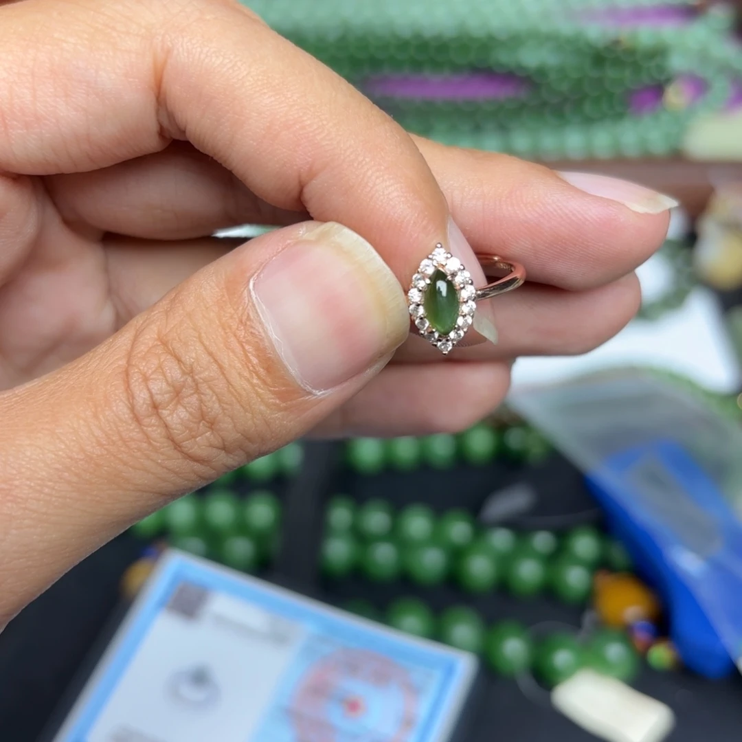 和田玉银S925镶嵌手链