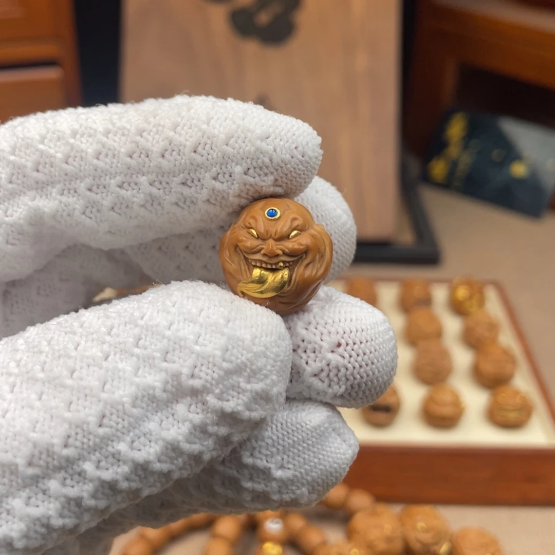 猴头核桃把件?****?金舌