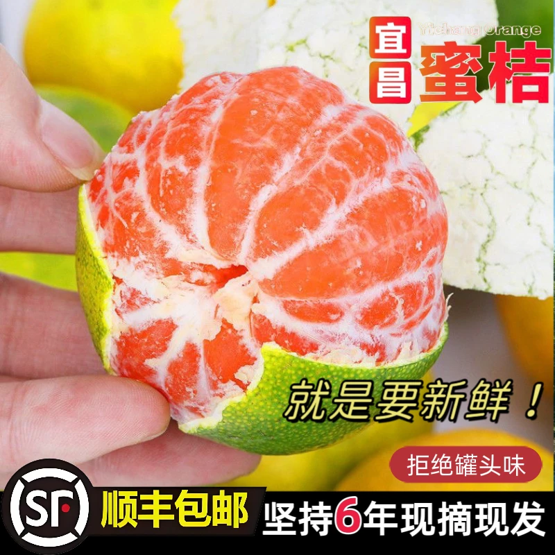 【顺丰上门】宜昌无籽蜜桔酸甜新鲜蜜橘爆汁5/9斤早熟柑橘桔子橘子