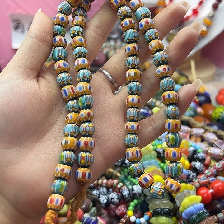 琉璃颈饰尼泊尔琉璃