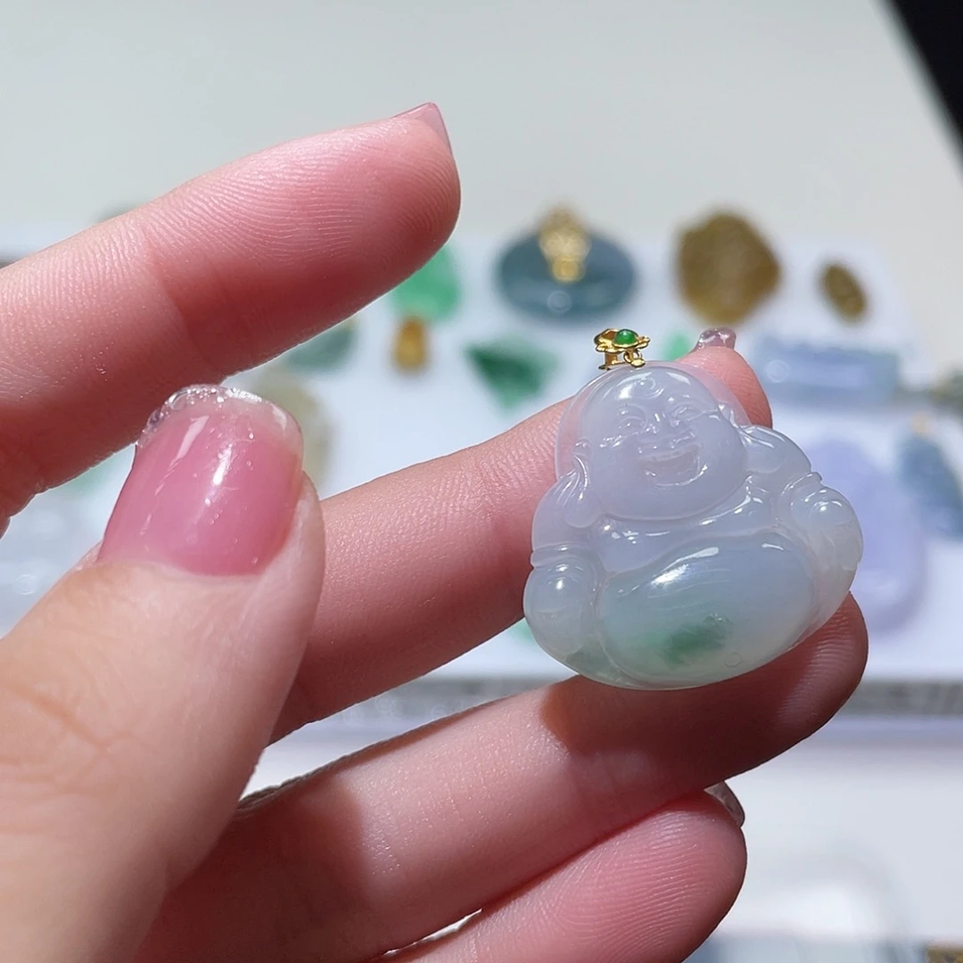 定制翡翠18K金镶嵌¥¥？jhhjb
