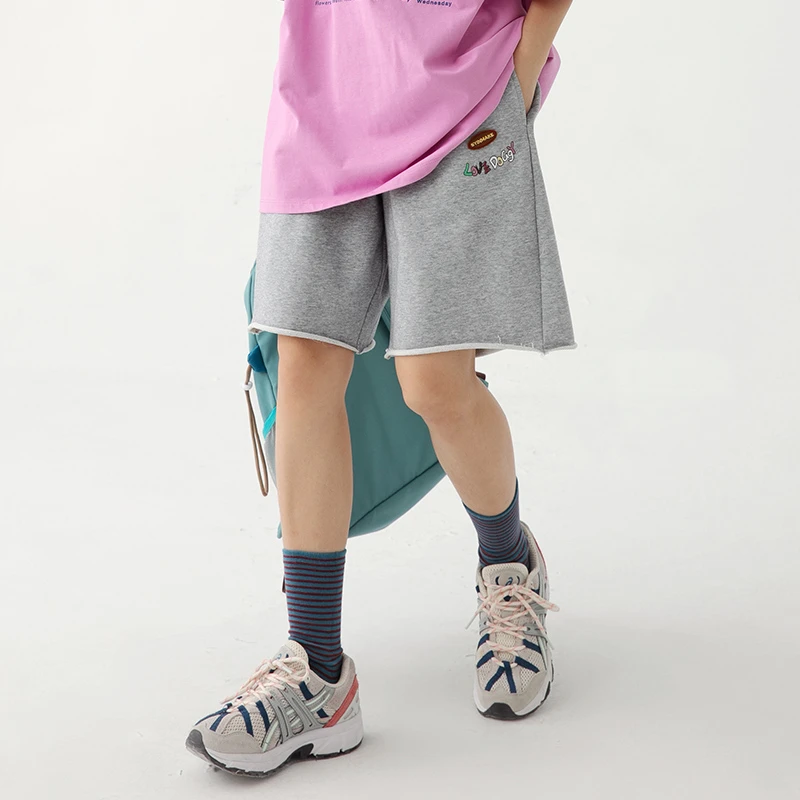 初中生2025夏季新款卡通校园风百搭运动短裤C25BY2071W