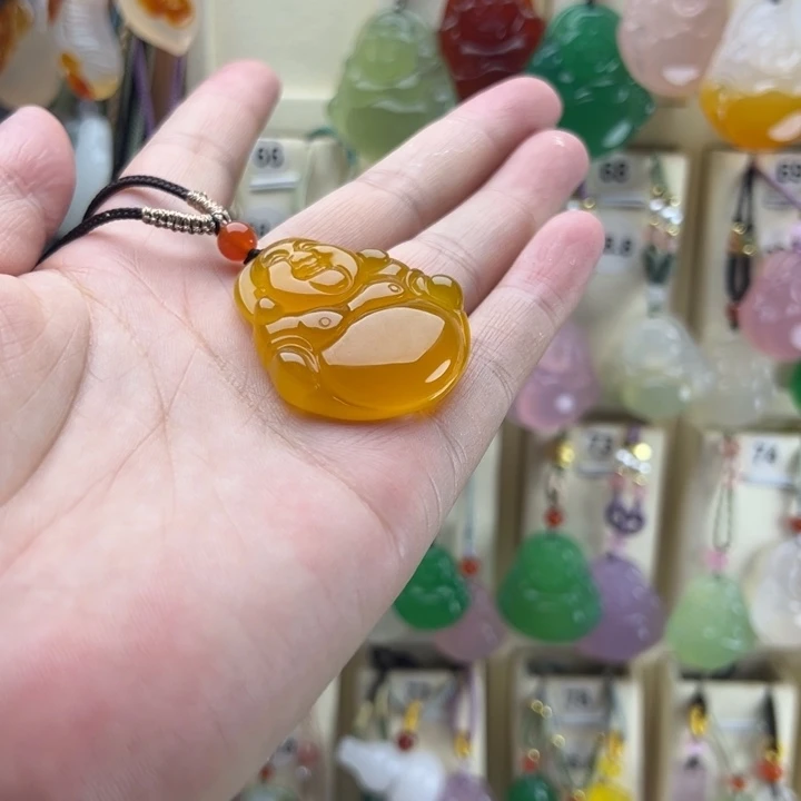 幸***久未镶嵌颈饰玛瑙/玉髓