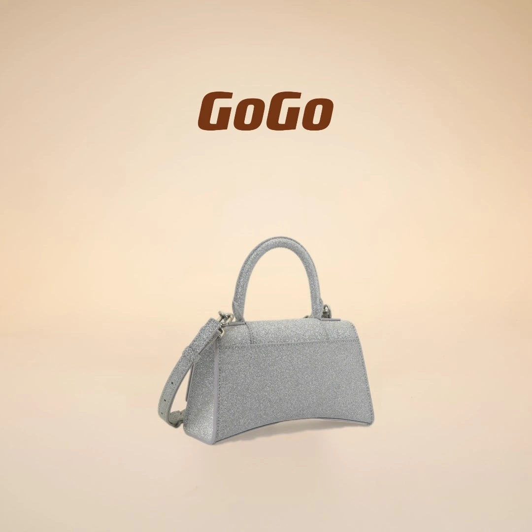 【GoGo】巴家-沙漏 闪闪满天星 进口牛皮 手拎斜挎单肩包