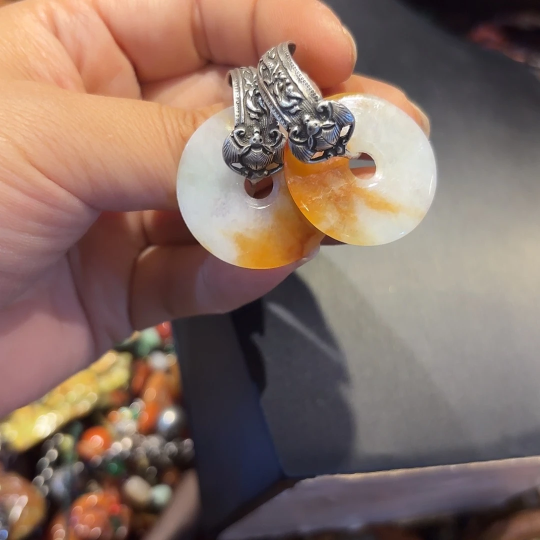 翡翠未镶嵌颈饰原创