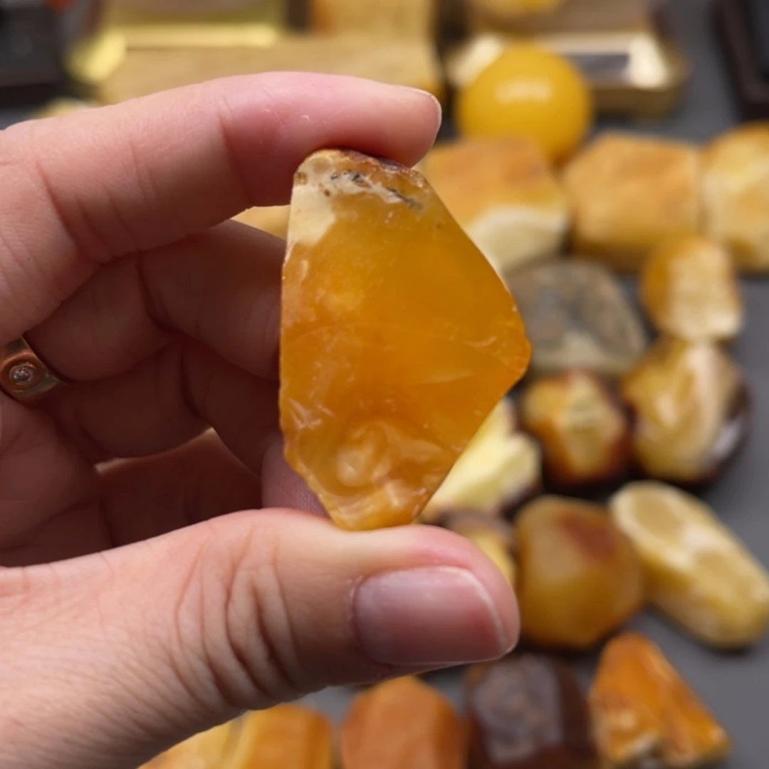 【闪购商品】未镶嵌定制琥珀天然琥珀蜜蜡原石定制
