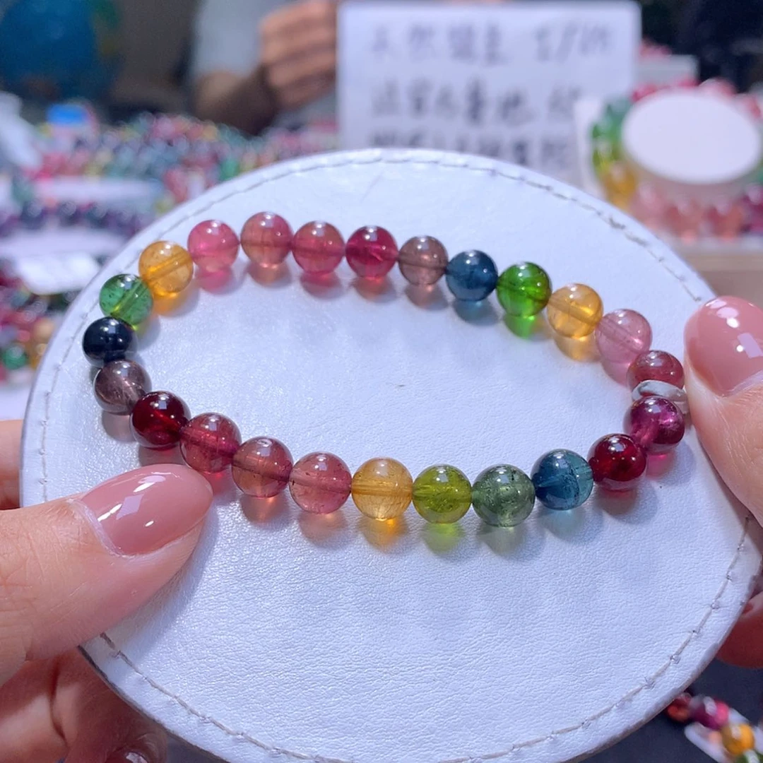 【闪购商品】未镶嵌手串碧玺8m