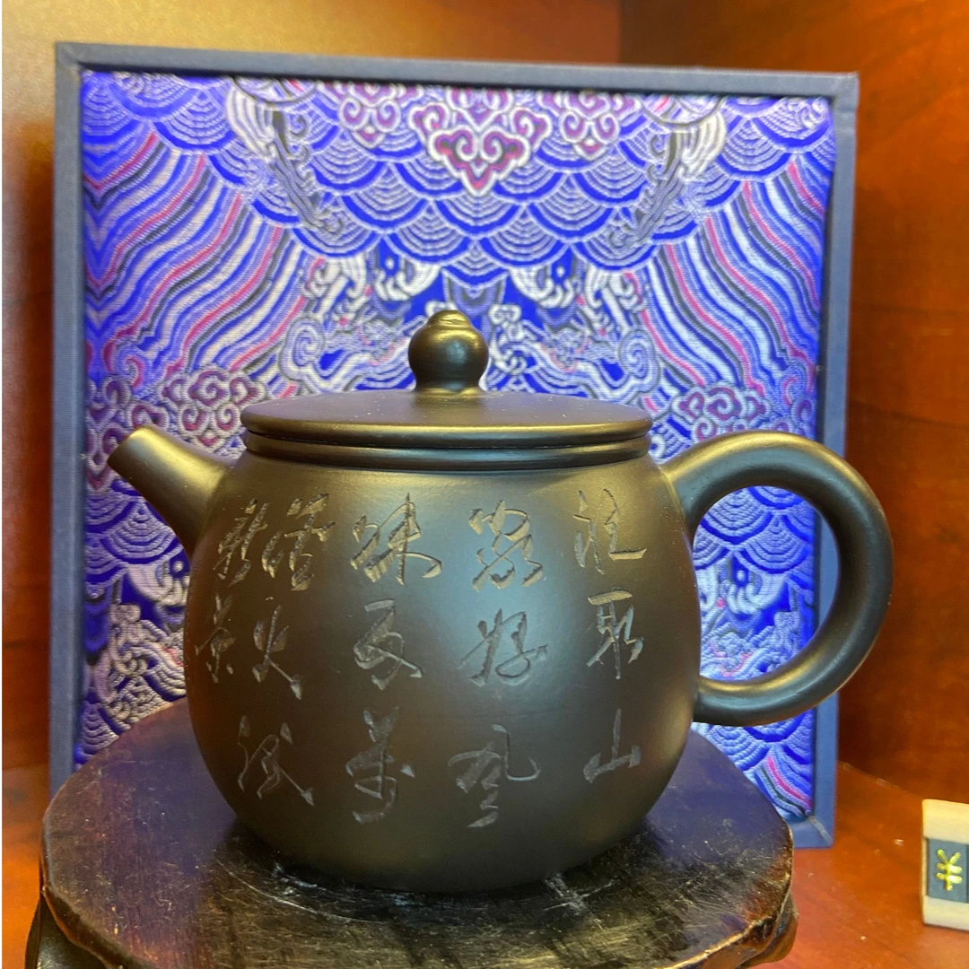 （大小姐专属）还原烧彩虹玉带汉瓦紫砂壶