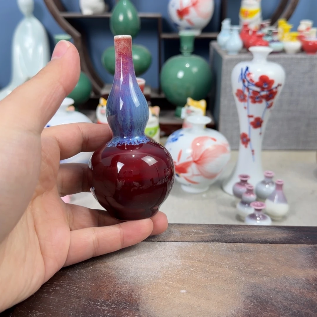陶瓷手工小花器摆件