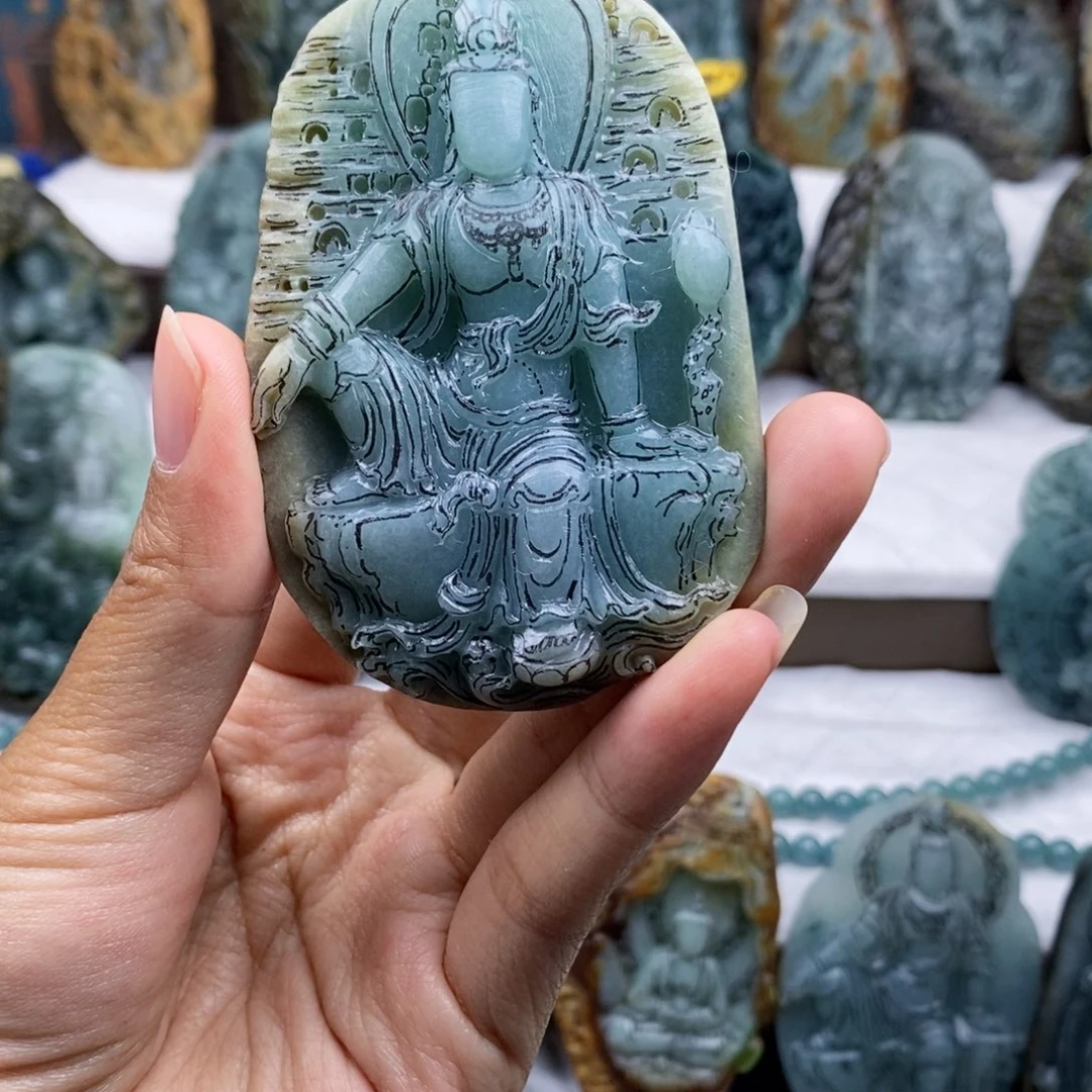 未镶嵌定制翡翠小*哥翡翠定制链接