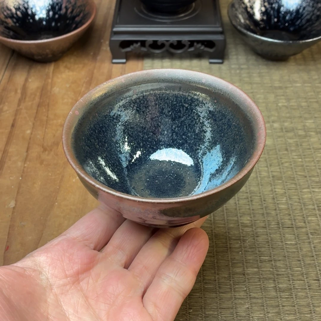 流***雨茶盏松风渡建盏柴烧