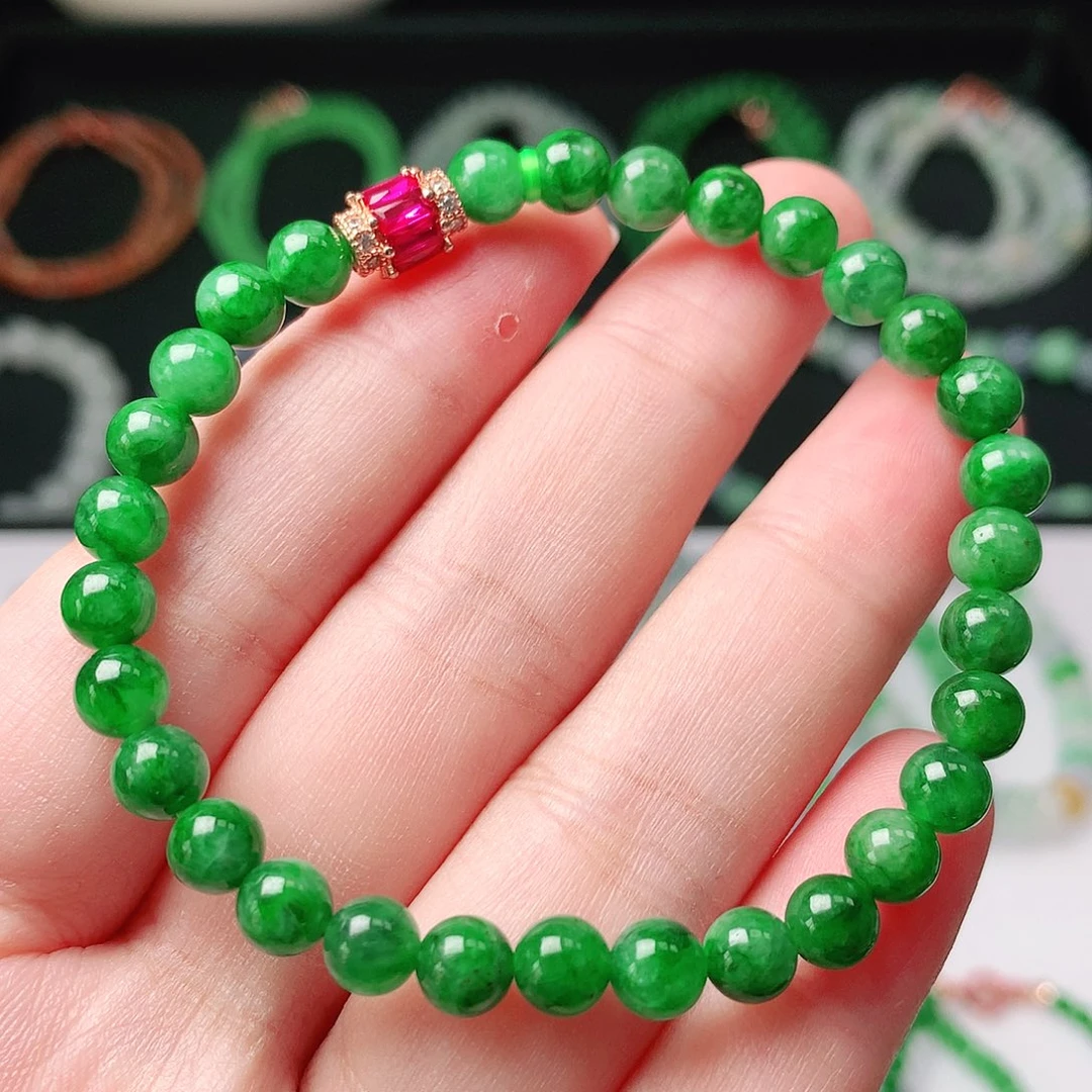 未镶嵌手链翡翠翡翠