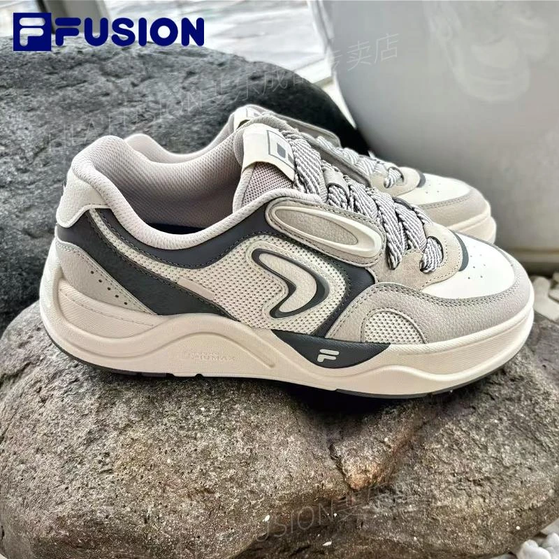 FILA斐乐男鞋新款欧美复古50-50DX板鞋休闲百搭运动鞋T12M542914F