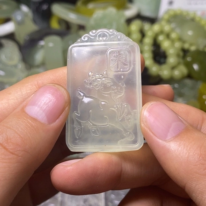 岫玉天然岫玉挂件未镶嵌