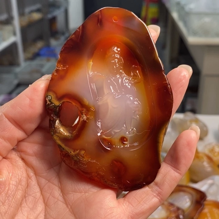 玛瑙/玉髓吊坠(不含链)未镶嵌