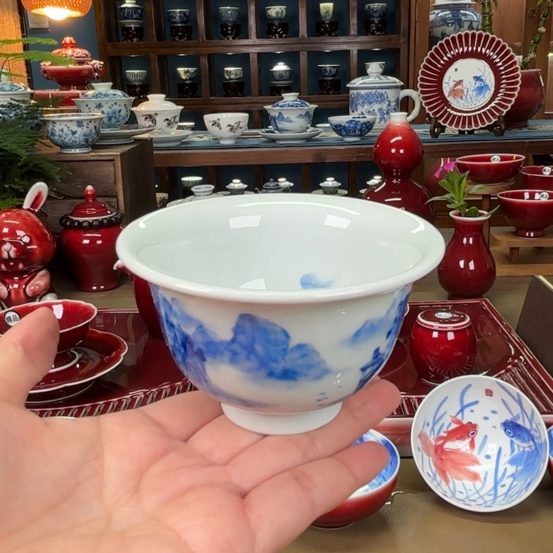 云***云闻轩坊柴窑 压手杯