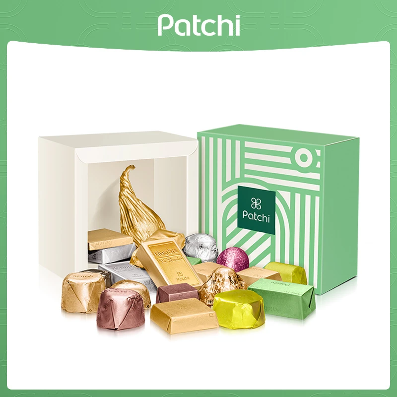 【PATCHI】芭驰迪拜纯可可脂经典夹心牛奶巧克力进口礼盒礼物250g