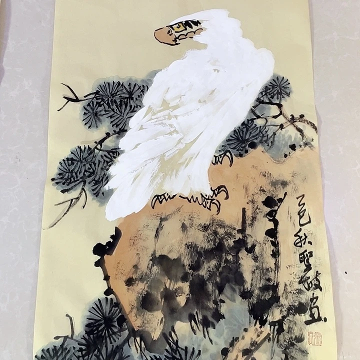 国画张圣敏先生纯手绘作品