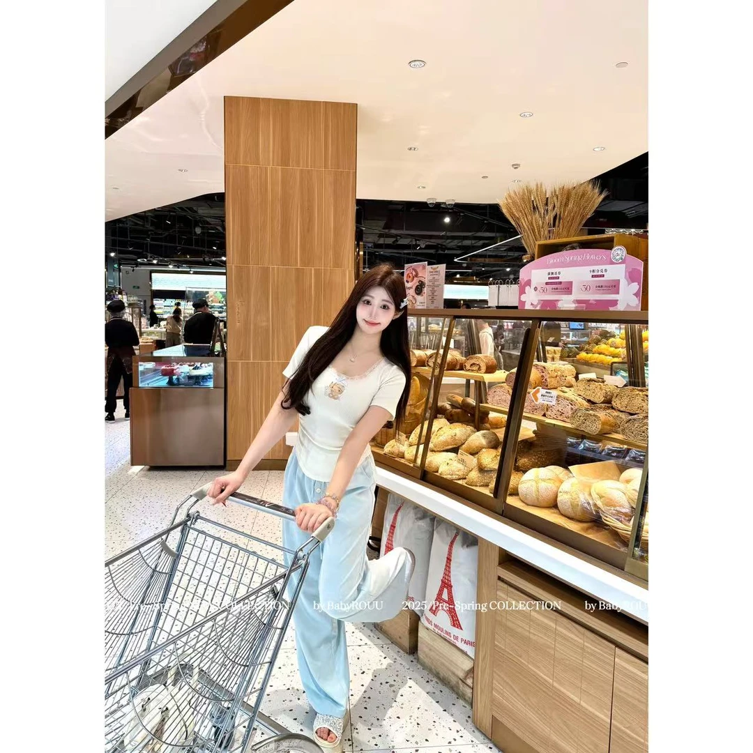 温与柔【现货】【奶油裤】版型超好超舒服柔顺有垂感的百搭直筒裤