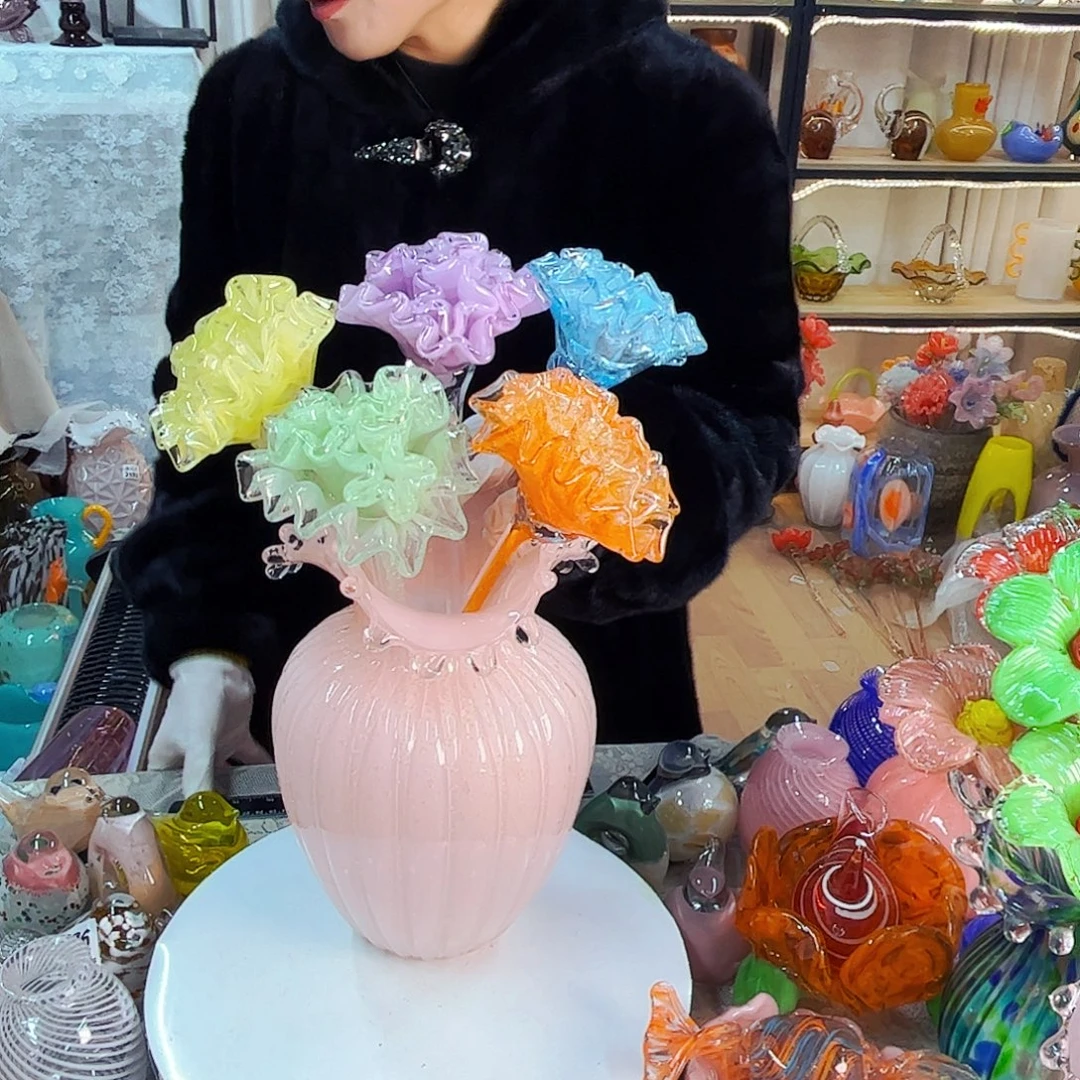 5花1瓶家悦美居琉璃工艺品