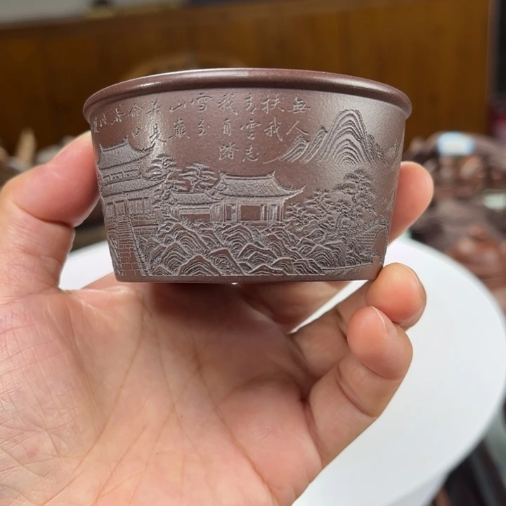 茶壶紫砂紫砂花茶