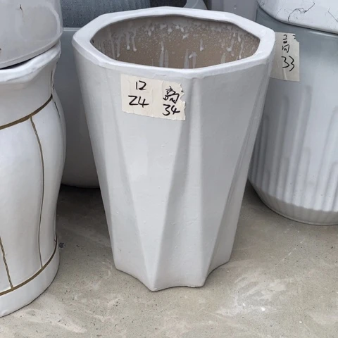 低腰白八方中号 口24/34