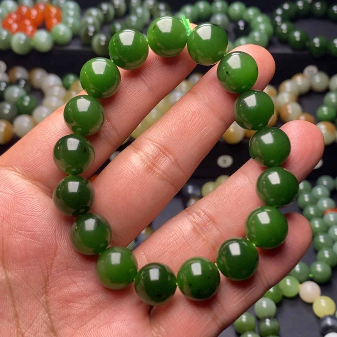 和田玉手串未镶嵌