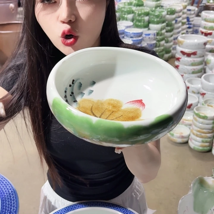 瓷片口径20厘米 高度6厘米