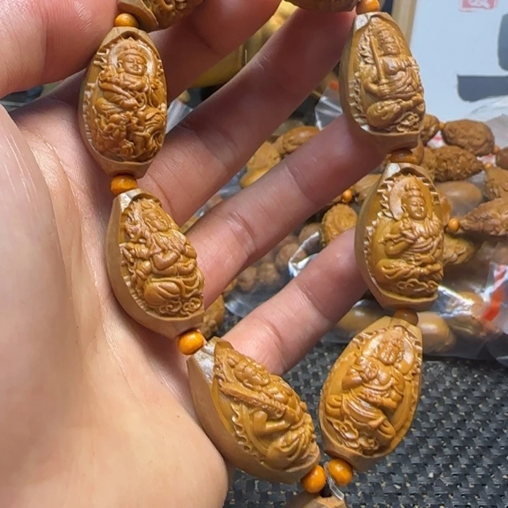 橄榄核手串/手链包衣八大护法