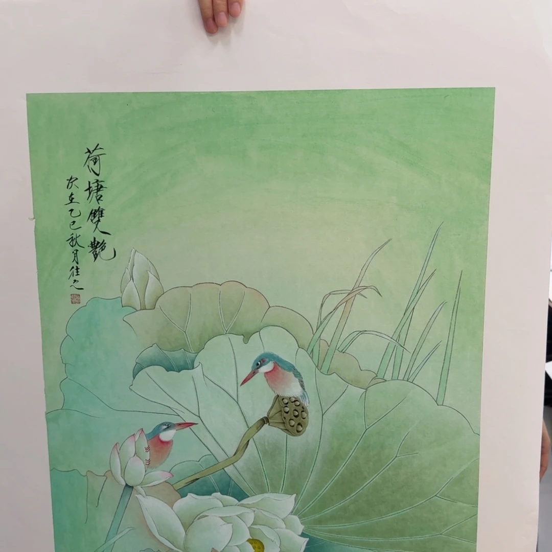 国画国画作品山水花鸟