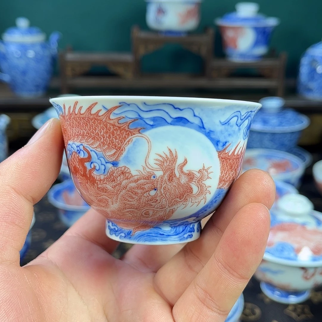 瓷片自成堂景德镇手工手绘