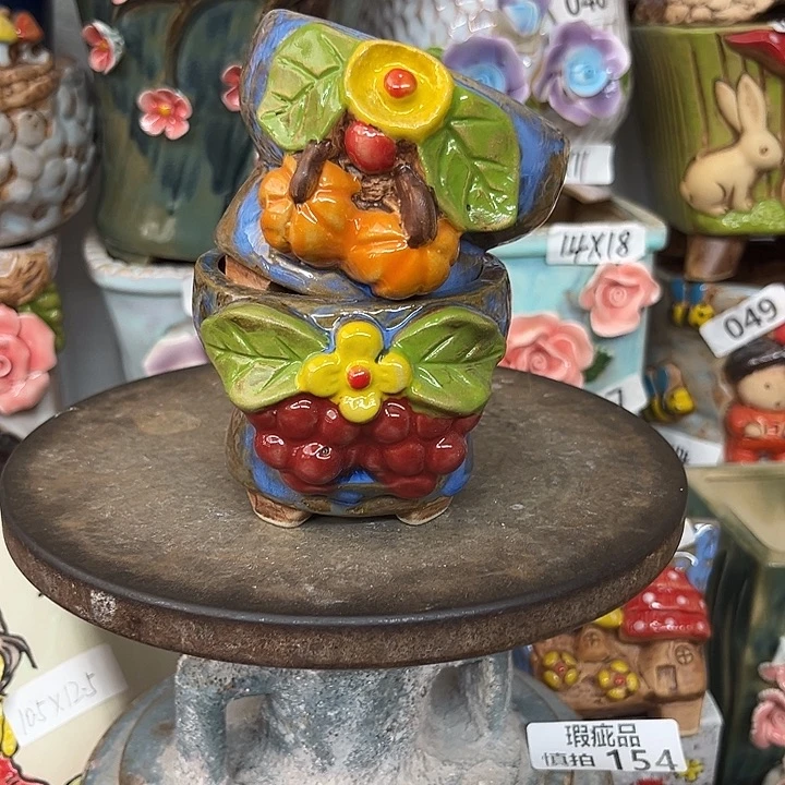 花盆紫砂粗陶材质多肉花盆