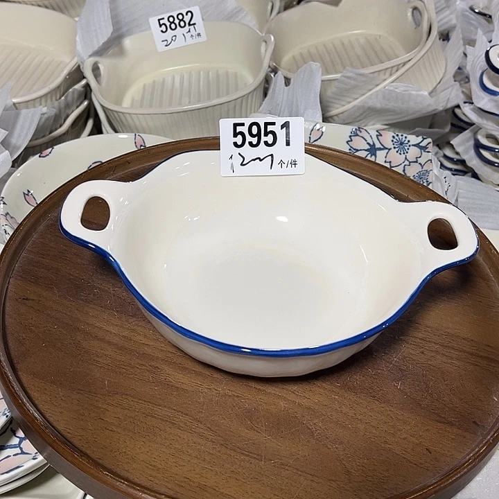 搪瓷微瑕外贸餐具5951