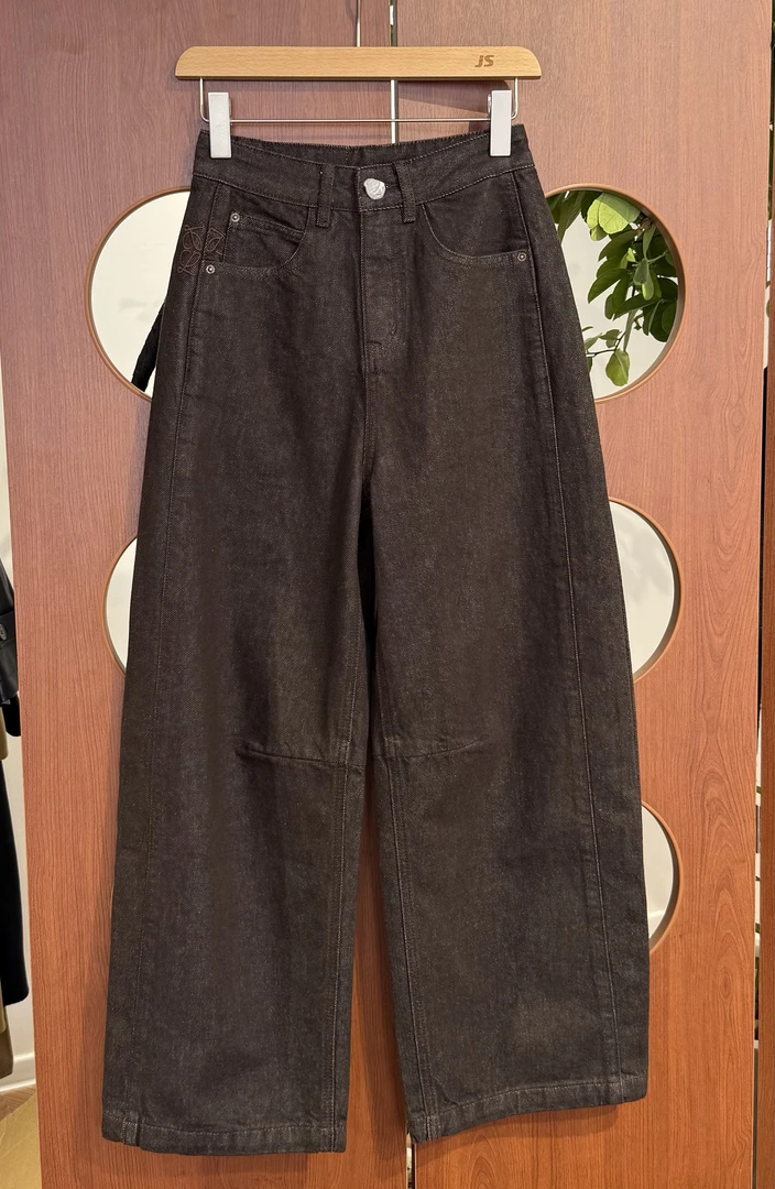 【井上青】JINGSHANG设计师款镰刀牛仔裤K09271