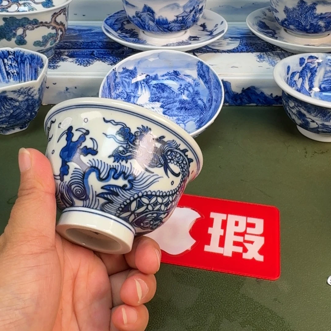景德镇纯手绘茶具圆圆240