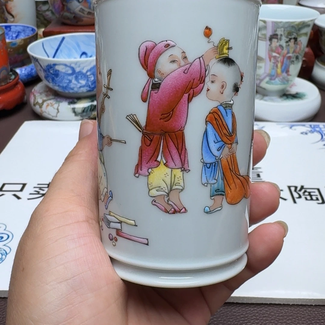 景德镇手工手绘展示