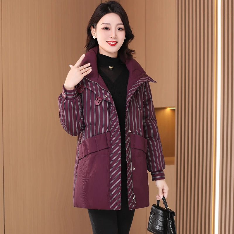 DS1813冬季优雅新款气质时尚大气减龄保暖羽绒服