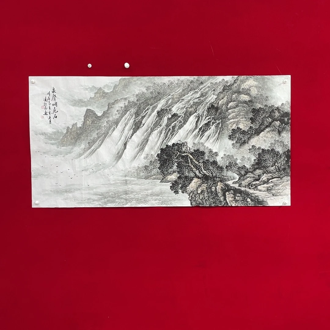 国画凌行志手绘作品