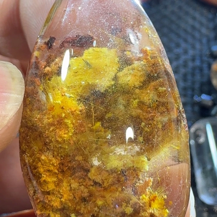 水晶吊坠(不含链)未镶嵌心**内