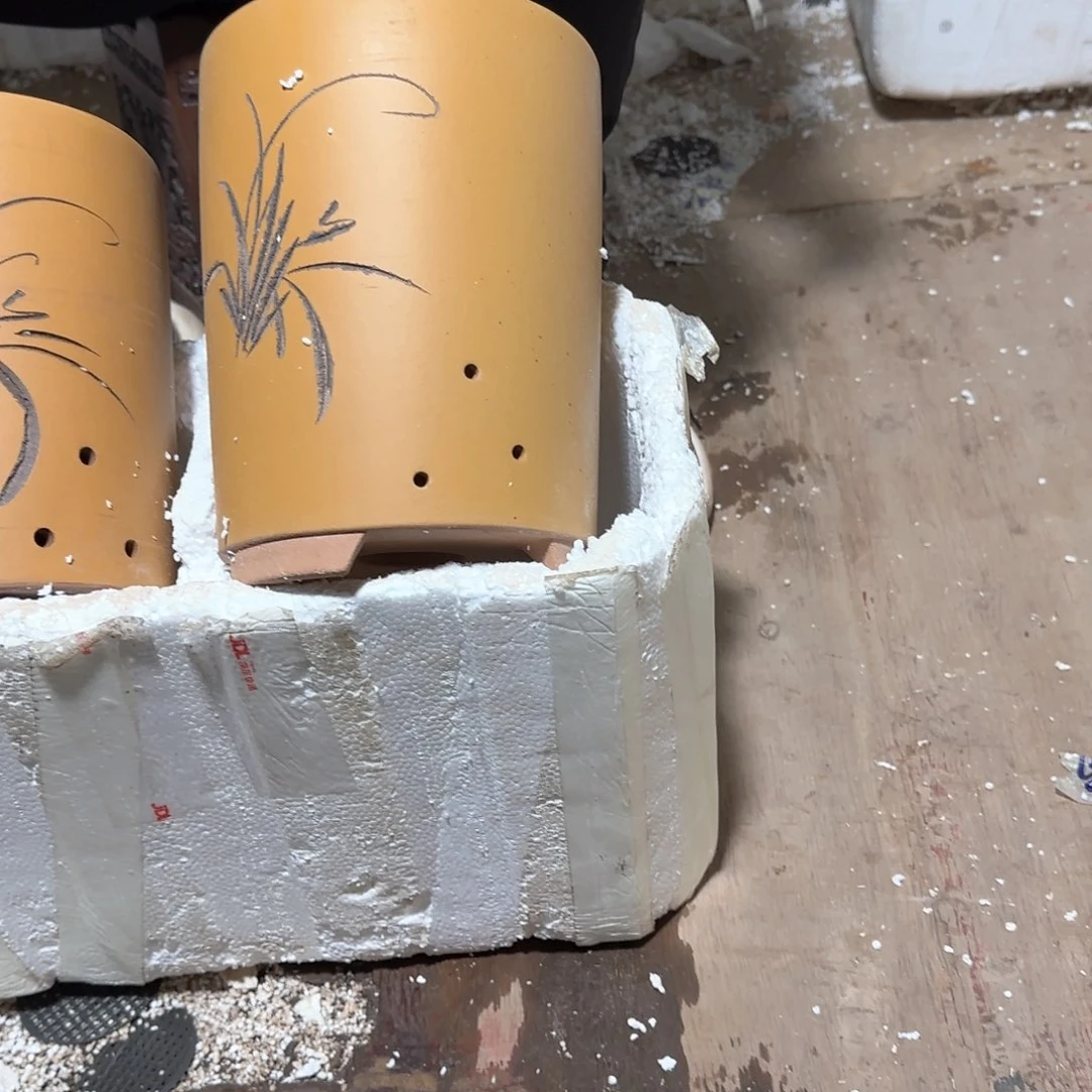 紫砂花盆口径14.18口径