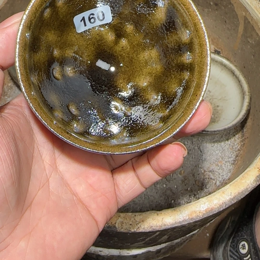 茶盏焦源柴烧自然还原160