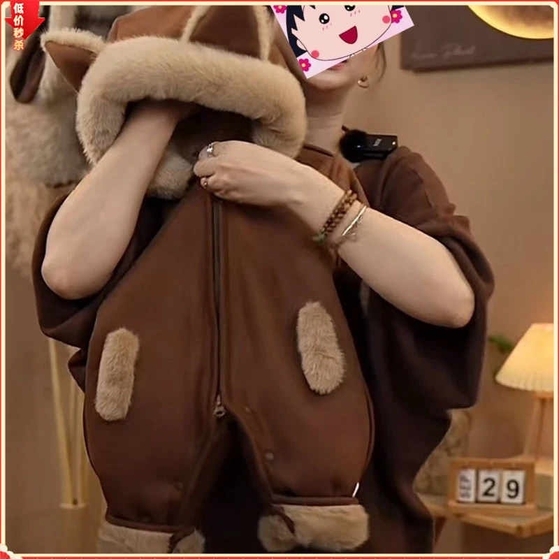 冬季婴儿加绒加厚满月连体衣男女宝宝保暖爬服连帽外出哈衣拜年服