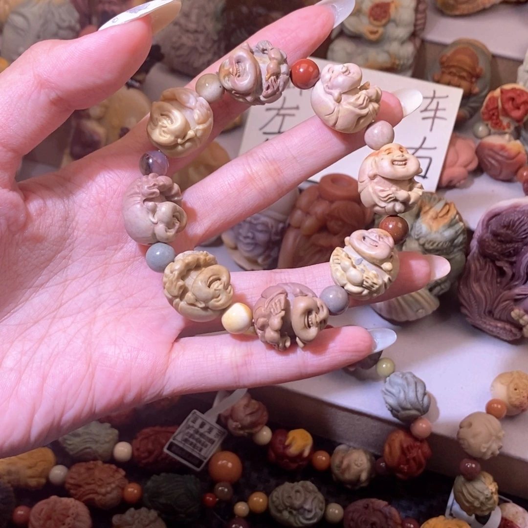 石英质玉（阿拉善玉）未镶嵌手链